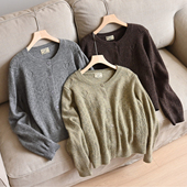 女士羊毛衫 女装 圆领立体爱心长袖 秋冬款 开衫 福利无补