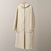 量少 女装 无补 连帽中长款 特价 冬款 女士羊毛大衣 毛呢 大衣外套