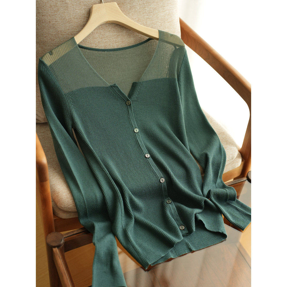 特 无补 60支双股全羊毛 女士网纱拼接针织衫 春秋款女装,女装/女士精品,毛针织衫,淘宝优惠券,粉丝福利购,淘宝优惠卷