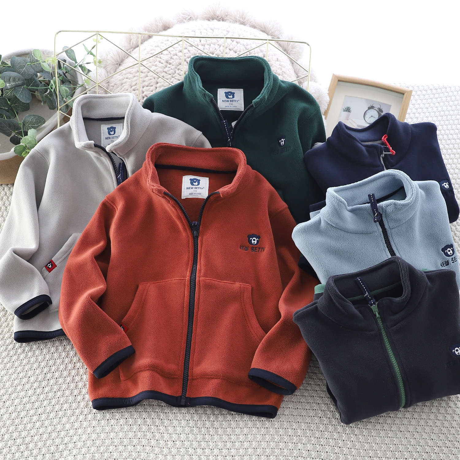 85529 双面奥利绒 儿童加绒外套男童女童上衣中大童童装 秋冬款,童装/婴儿装/亲子装,普通外套,淘宝优惠券,粉丝福利购,淘宝优惠卷