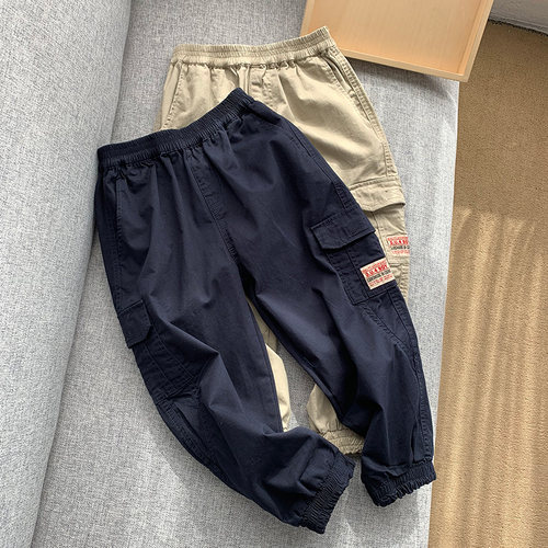长裤纯棉工装裤水沐良品运动裤