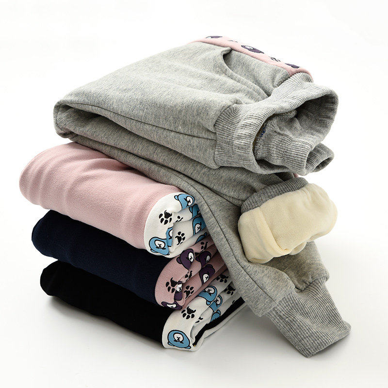 特 运动也要萌萌的 儿童加绒长裤 男女童卡通暖绒卫裤 运动裤冬款,童装/婴儿装/亲子装,运动裤卫裤,淘宝优惠券,粉丝福利购,淘宝优惠卷