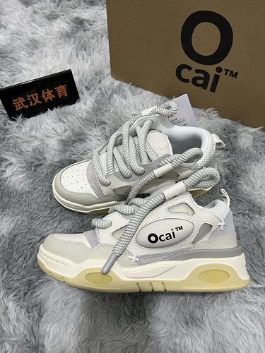 Ocai复古小白鞋5厘米增高