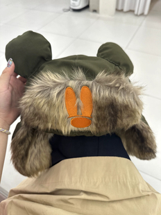 正品oldorder 迪士尼联名帽子 米奇联名雷锋帽史迪仔雷锋帽渔夫帽