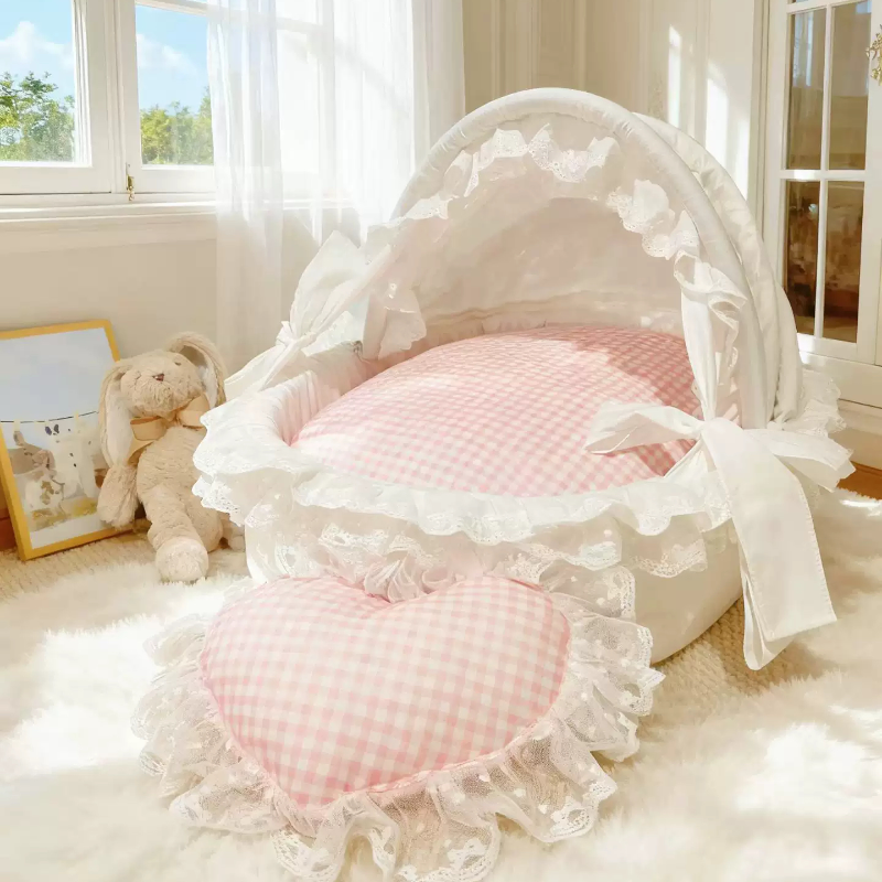 Totopets原创设计超仙蕾丝宠物床公主摇篮窝猫咪狗狗小体型宠物窝,宠物/宠物食品及用品,猫窝/屋/帐篷/沙发,淘宝优惠券,粉丝福利购,淘宝优惠卷