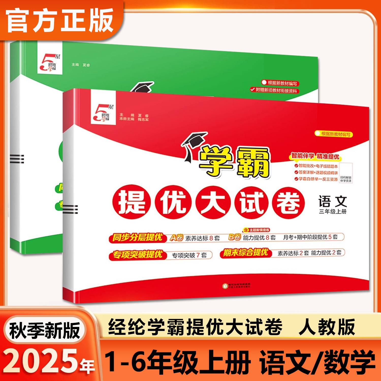 学霸提优大试卷小学语文数学