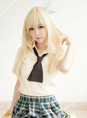 爱宕奶金60厘米内收柏崎星奈女仆动漫装cosplay假发