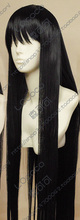 Популярный коричневый шлейф лисица черный 100 см глаза разбиты Лю Хай аниме аксессуары cosplay парик
