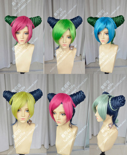 多色JoJo奇妙冒险动漫cosplay空条徐伦JolyneKujo女万用cos假发
