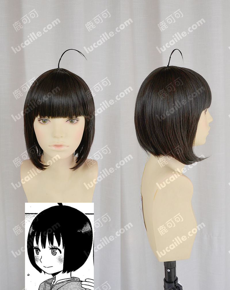 境界触发者雨取千佳自然黑bobo头cosplay假发