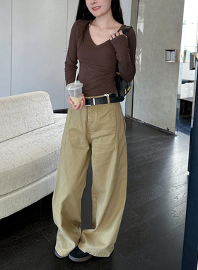 超好搭配 多结构直筒阔腿牛仔裤时尚百搭休闲长裤 AFM定制秋冬