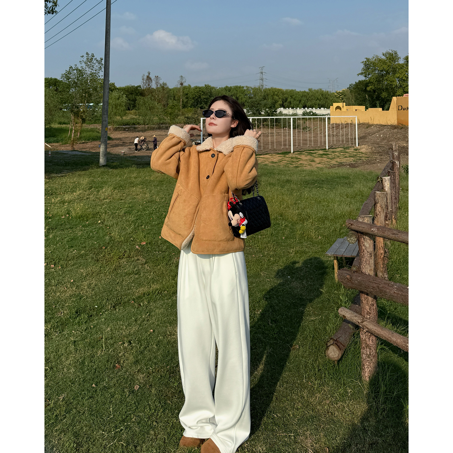 今年陪你过冬 保命裤加绒加厚运动裤阔腿卫裤长裤子 AFM定制加长