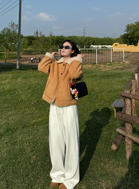 今年陪你过冬 保命裤加绒加厚运动裤阔腿卫裤长裤子 AFM定制加长