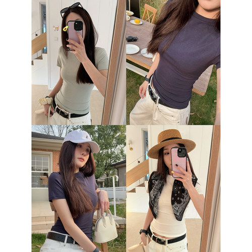 多巴胺超好穿基础修身短袖修身