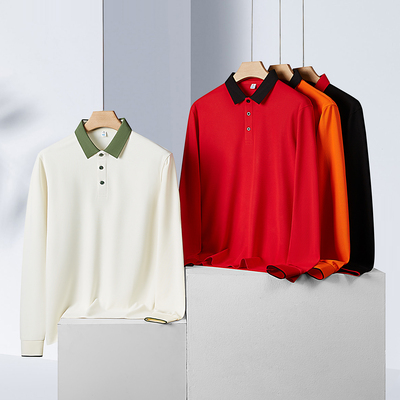 餐饮工作服定制T恤长袖火锅烧烤店服务员团体文化POLO广告衫班服