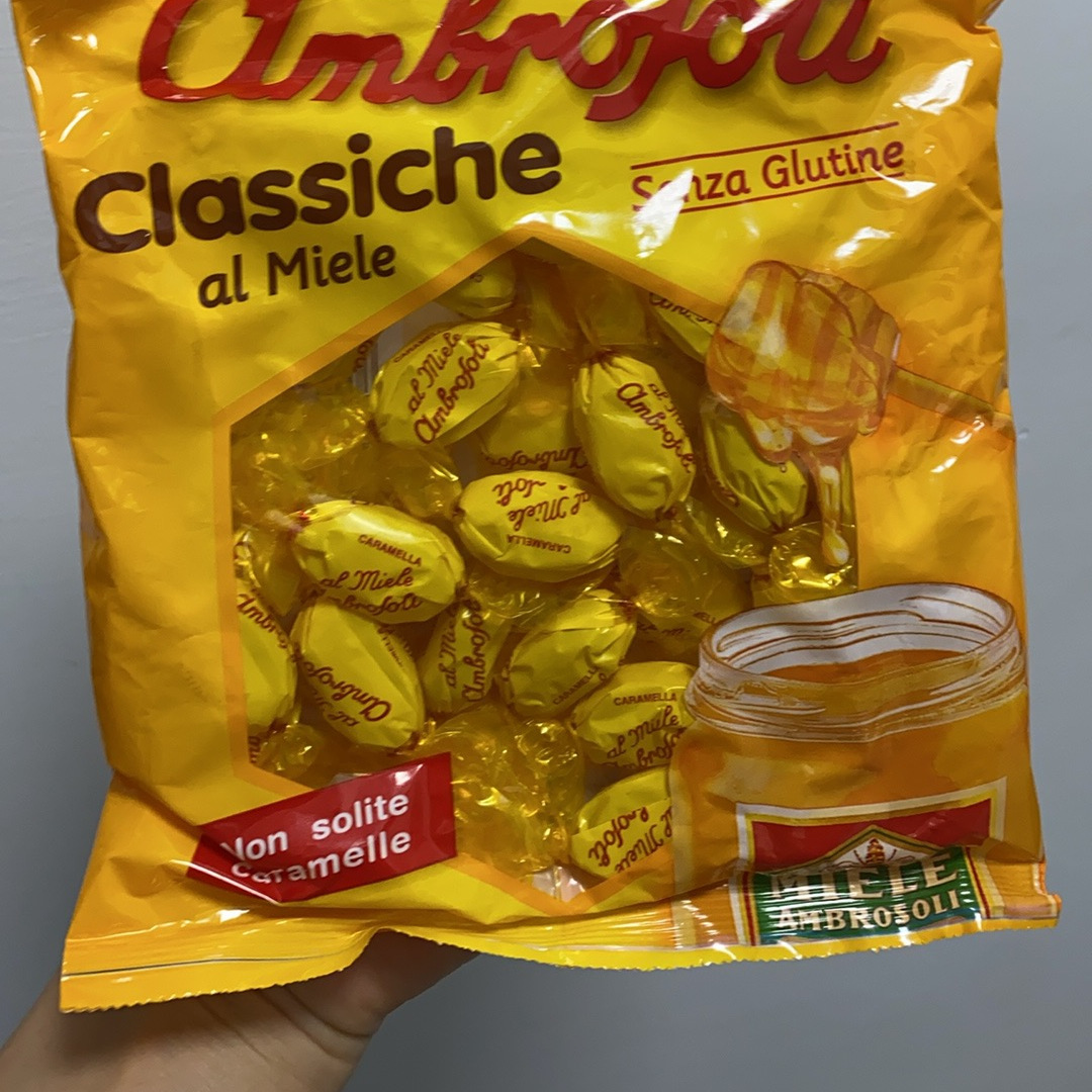 意大利巧克力新款进口爱玛利ambrosoli蜂蜜糖夹心硬糖喜糖