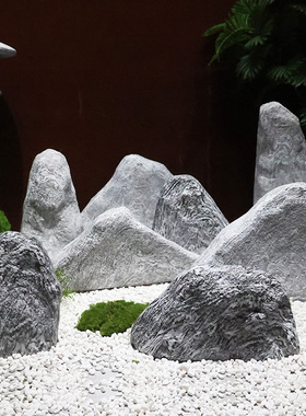 仿真石头假山造景装饰品摆件