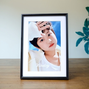 简约儿童相框摆台创意金属6寸7寸8寸10寸婚纱照像片架挂墙高级感