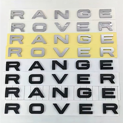 适用于路虎车标RANGEROVER机盖字母标极光揽胜运动版前后英文标志