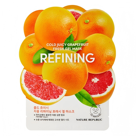 韩国直邮正品 20片 自然乐园鲜果葡萄柚啫喱面膜 保湿滋润