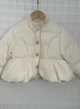 25年朋，剪吊牌，小童女宝短款羽绒服，吊699，2885