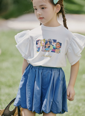 宝＊w女宝蓝色短裤，下班花边，面料柔软，舒适百搭，0615