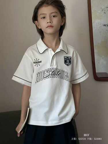 新品 25年柏家HO 白色polo衫 2531