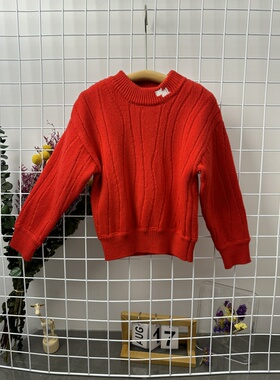 福利 维家小卡 红色针织毛衣 推荐 679