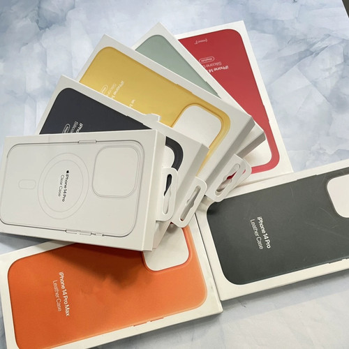 透明皮革磁吸苹果简约14