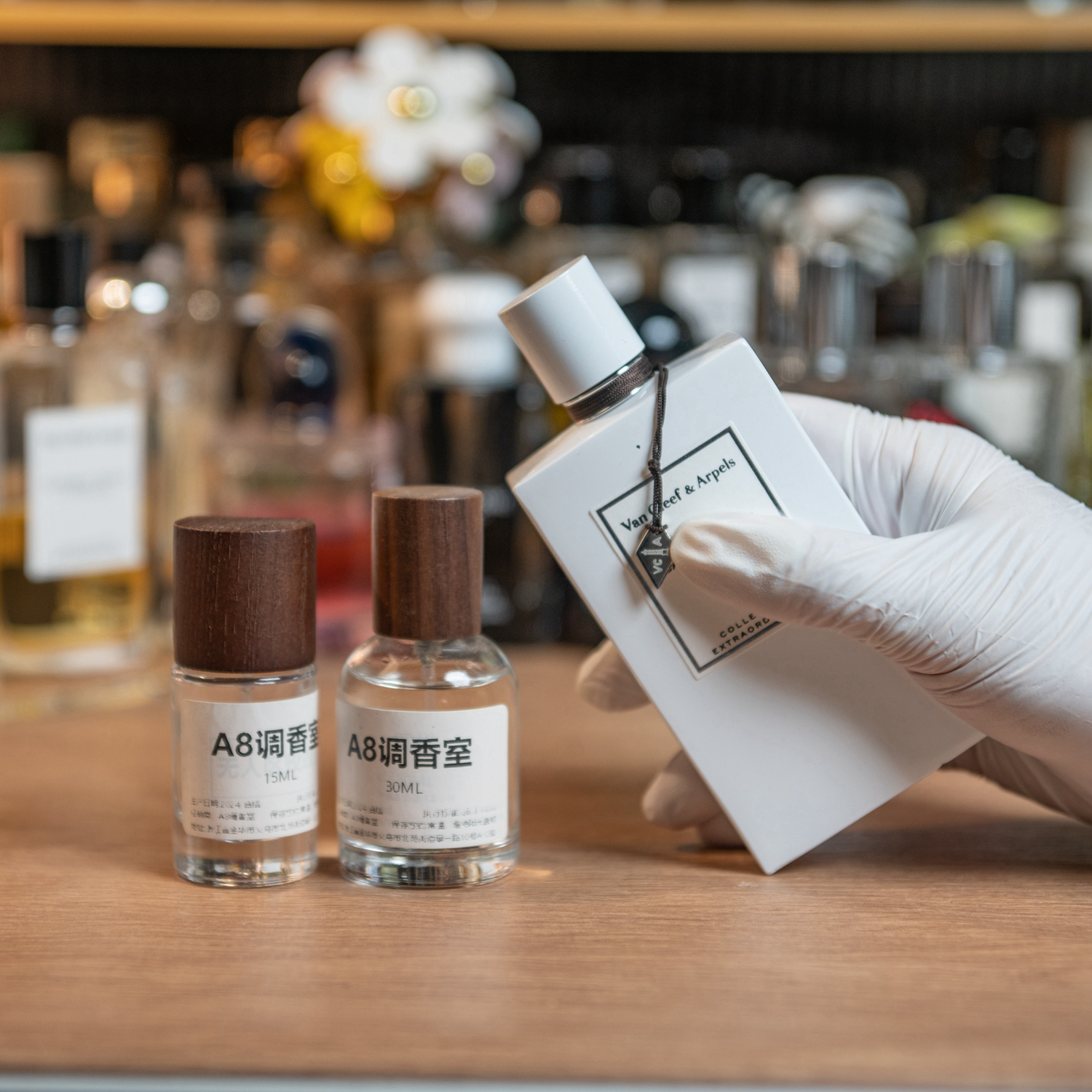 尼罗里橙花\月光白檀\栀子花瓣\月光广霍\加州美梦杏香雪松木香水