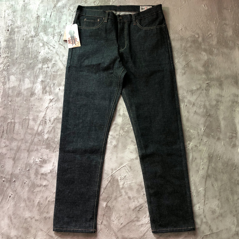 原浆赤耳丹宁养牛原牛牛仔裤15oz