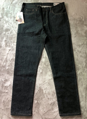 原浆重磅赤耳丹宁美式复古日本养牛原牛牛仔裤15oz男修身合身直筒