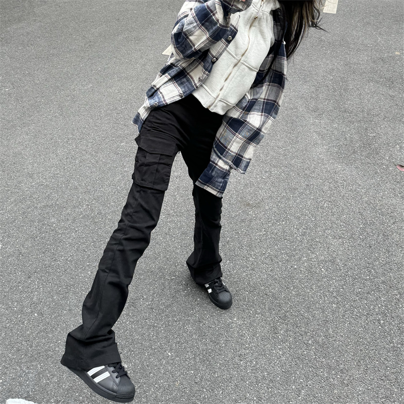 拉链常规工装裤四季通穿vibe长裤