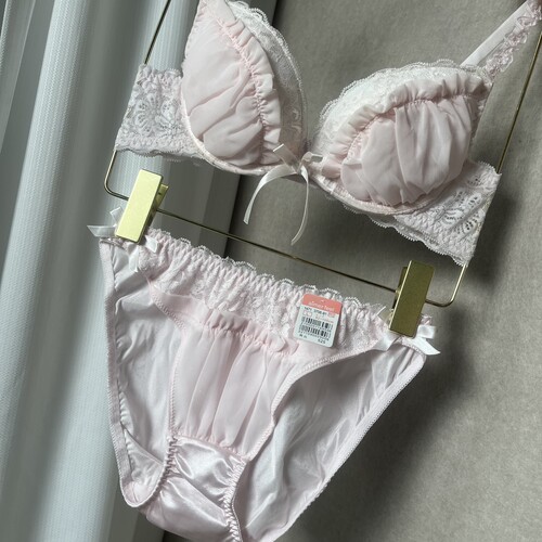 75C日单品牌爱美文胸内衣女士日单款3/4杯型胸罩有钢圈浅粉双排扣