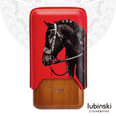 便携保湿 时尚 包礼盒 雪茄皮套真皮雪松木个性 鲁宾斯基2026马年新款