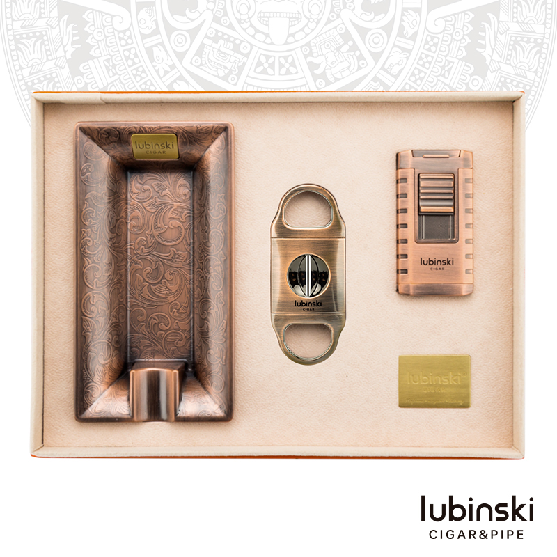 LUBINSKI复古风雪茄工具三件套装