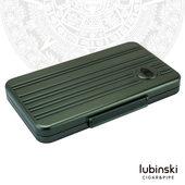 包高档3CM旅行装 铝镁合金保湿 烟盒 雪茄便携盒五支装 LUBINSKI新款