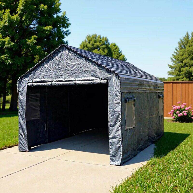 OutdoorCarport户外金属汽车棚遮阳篷别墅庭院室外硬顶停车棚
