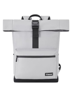 外交官diplomat新款双肩背包休闲出行防泼水书包浅灰色HM-15153L