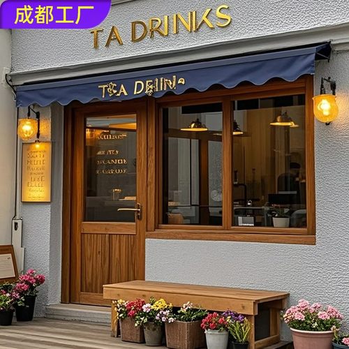 上下折叠窗鲜花店平开实木门窗