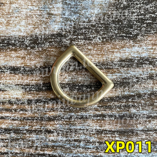箱包五金扣 D字扣 新品 D环扣 包 实心黄铜无缝D环 10个 顺记 D环