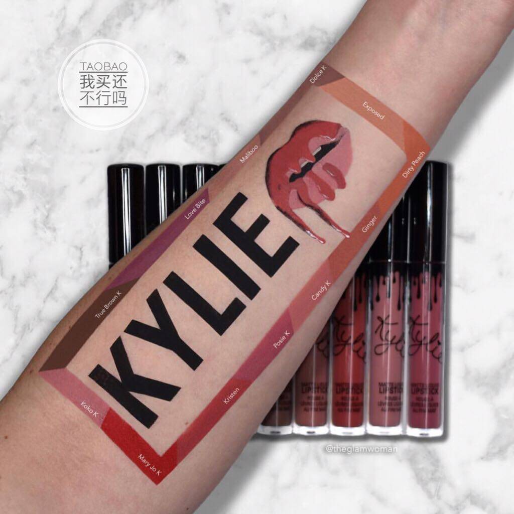 囤货狂魔Viki的Kylie哑光唇釉合集22/Angel/Candy/Koko/Kristen/