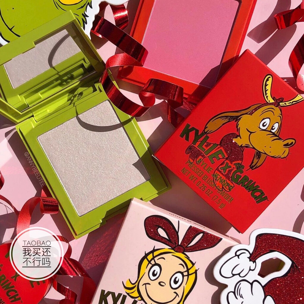 Kylie绝版圣诞限量腮红Max the Reindeer高光Littlest of Who
