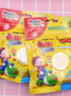 韩国超轻粘土LOVECLAY60g肤色/60g白色 树脂3D太空泥装不膨胀彩泥