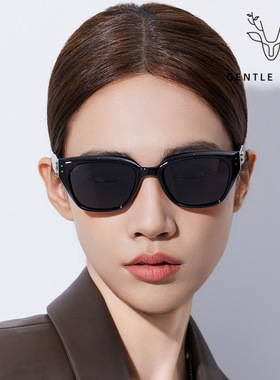 墨镜女窄框高级感TR框板材腿 新款韩版太阳镜男时尚防紫外线58257