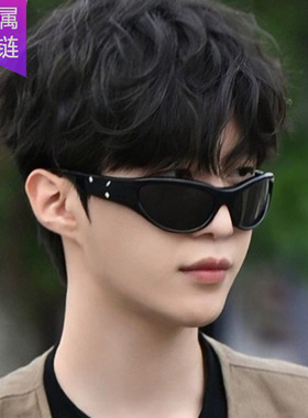 骑行猫眼gm墨镜女款2024新款防紫外线高级感女时髦辣妹风太阳镜潮