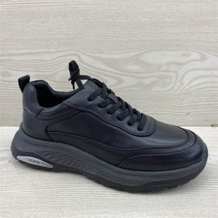 特价 圆头系带厚底牛皮学院风休闲男皮鞋 真皮男鞋 新款 2024秋季 断码