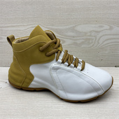 青年帅气拼色内增高防水运动休闲老爹鞋 真皮高帮皮鞋 2025秋冬新款