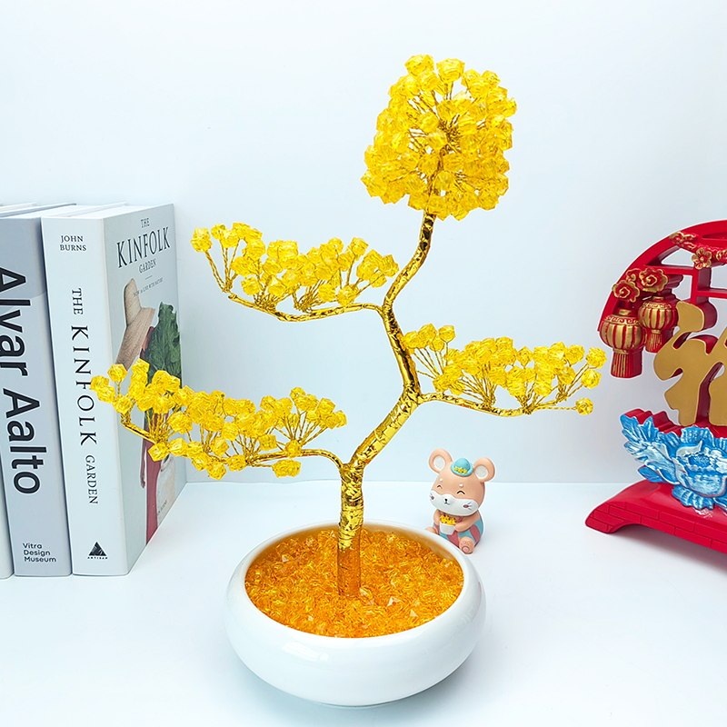 发财树手工DIY串珠材料包