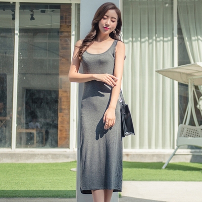 一步裙显瘦修身中长裙子晚礼服